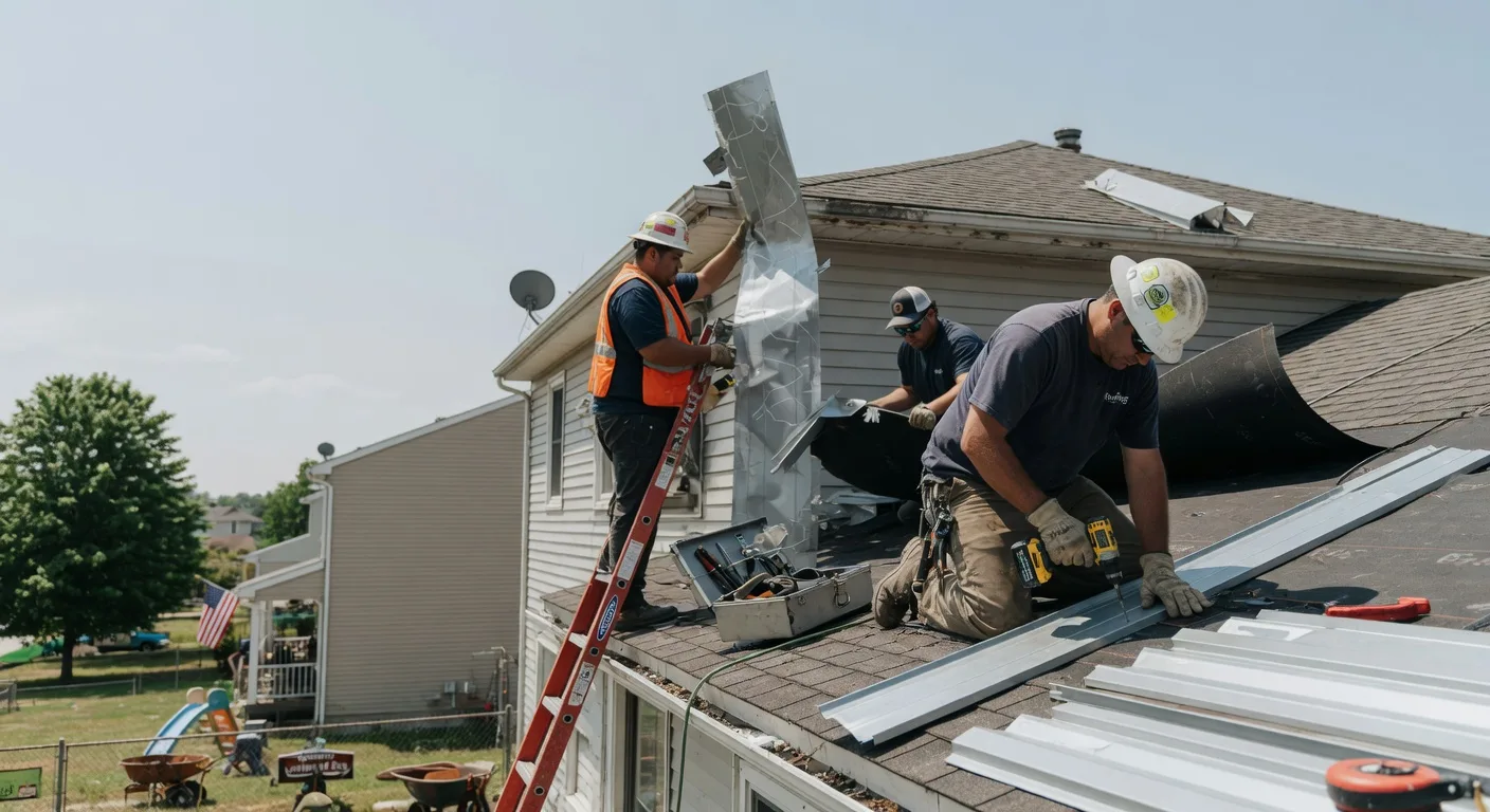 Storm Damage Metal Roof Repair in Ruidoso, NM
